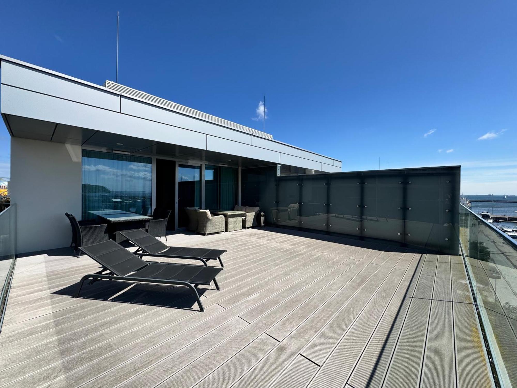 Apartament Faltom 26 Yacht Park Z Tarasem グディニャ エクステリア 写真
